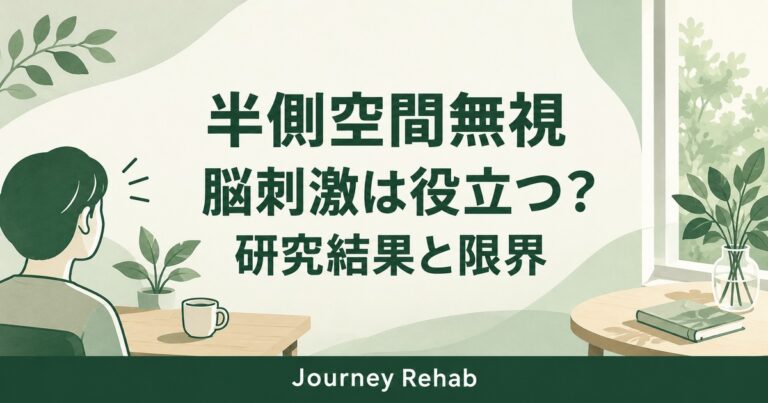 半側空間無視への脳刺激の研究結果と限界を伝えるサムネイル