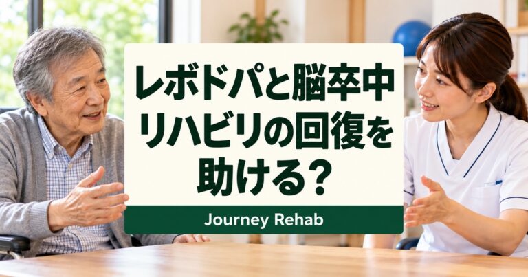 脳卒中後のリハビリとレボドパの研究結果を伝えるサムネイル