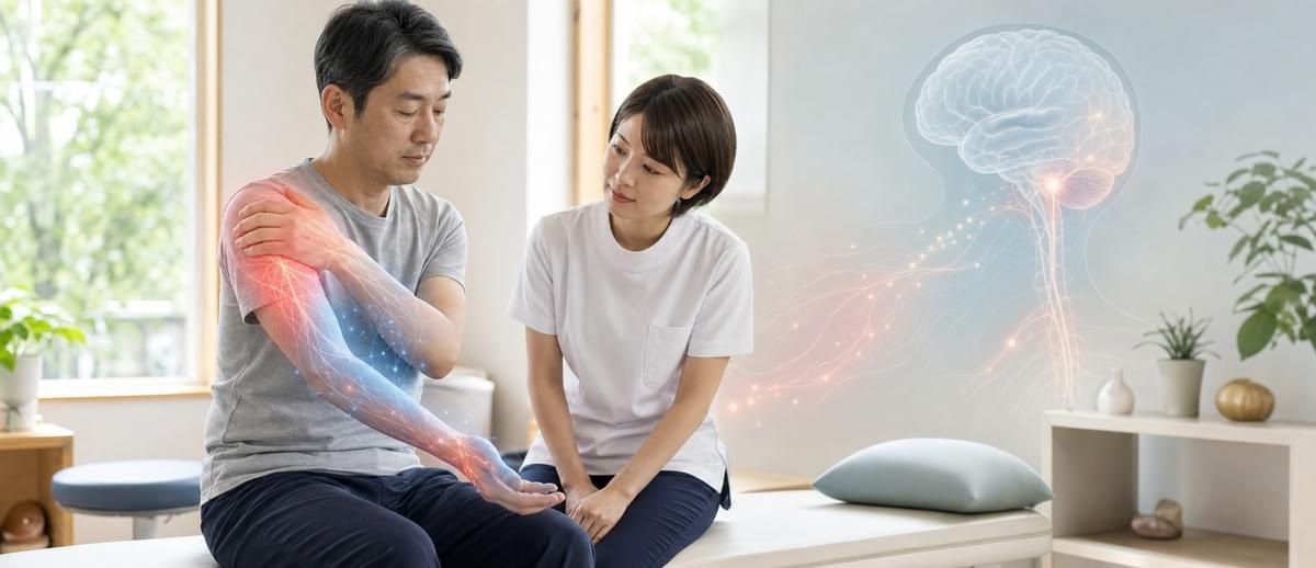 脳卒中後の中枢性疼痛とは?視床痛・しびれる痛みの原因とリハビリの考え方