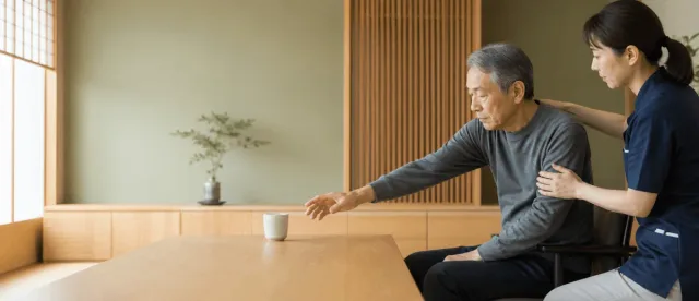 脳卒中後の体幹拘束下リーチ練習とは？代償動作と上肢機能の研究