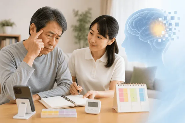 脳卒中後の記憶障害とリハビリとは？物忘れへの対処と生活の工夫