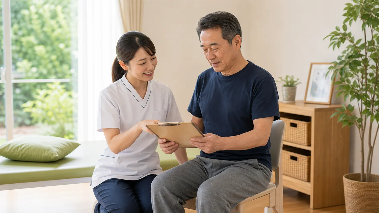 体幹トレーニングは、本人の状態に合わせて安全に課題を調整することが大切です。