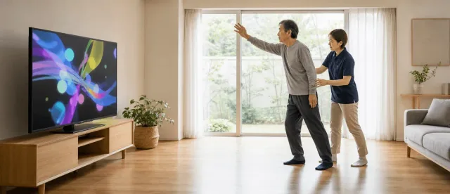 脳卒中後のエクサゲーミングとは？バランス・上肢への研究と安全な使い方