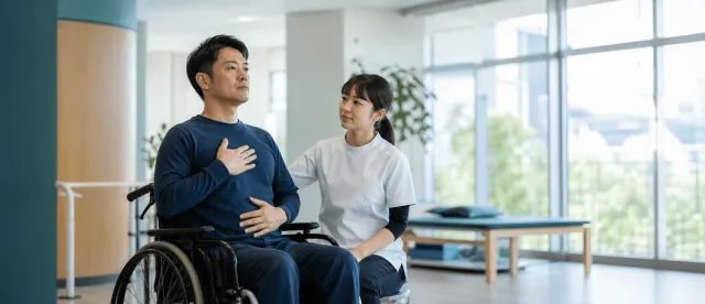 脊髄損傷後の呼吸リハビリテーション(呼吸筋トレーニング)とは?研究で分かっていることと限界を正直に解説