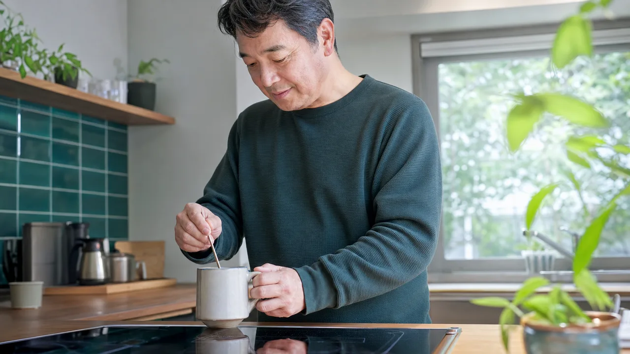 日常生活の中で麻痺した手を安全に使う場面