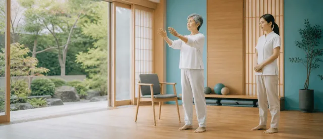 変形性膝関節症に八段錦(バドゥアンジン)は役立つのか?痛み・バランス・恐怖心への研究を正直に解説