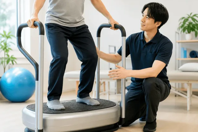 脳卒中後の振動刺激(全身振動)とは?バランス・歩行・痙縮への効果を作業療法士が解説