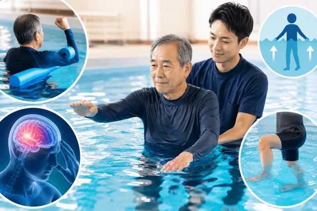 脳卒中後の水中運動療法とは?効果・注意点・進め方を作業療法士が解説