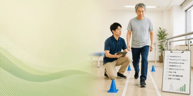 脳卒中後の歩行評価指標まとめ｜転倒リスク・屋外歩行・杖の考え方
